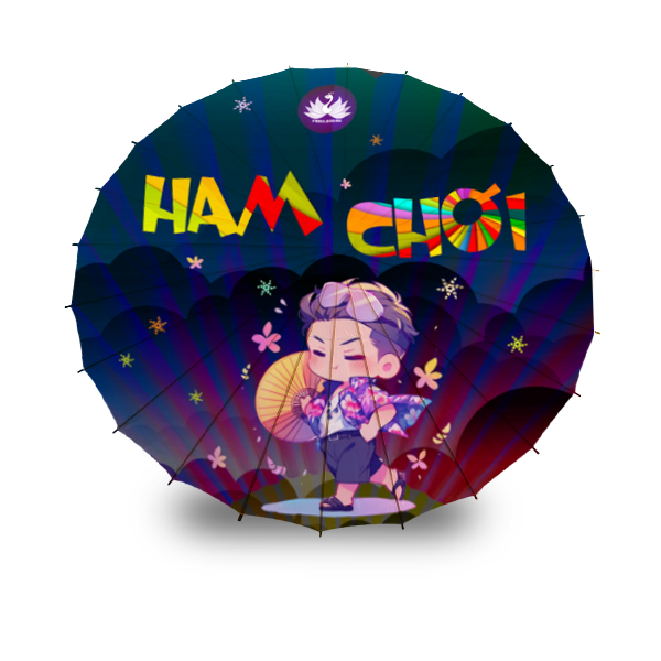 FabulousMe® Parasol, Ham Chơi (UV Glow)