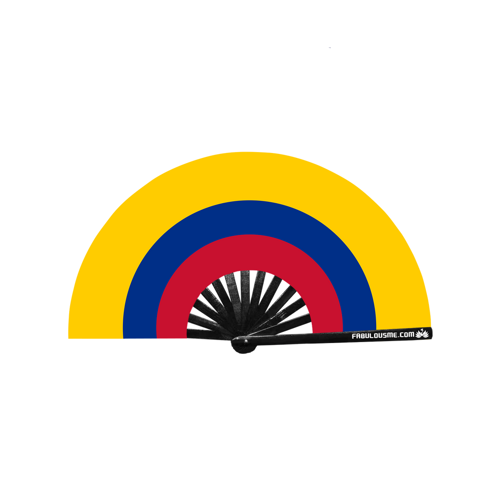 Colombia Flag Fan (UV GLOW)