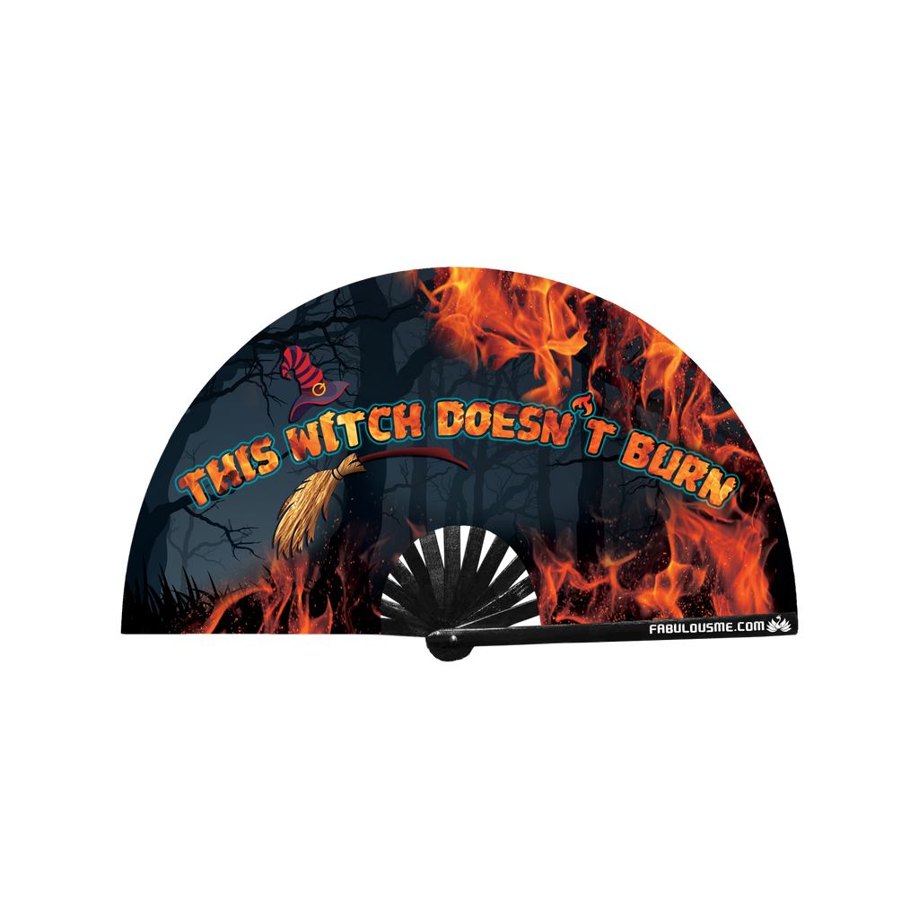 This witch doesn't burn fan (uv glow)