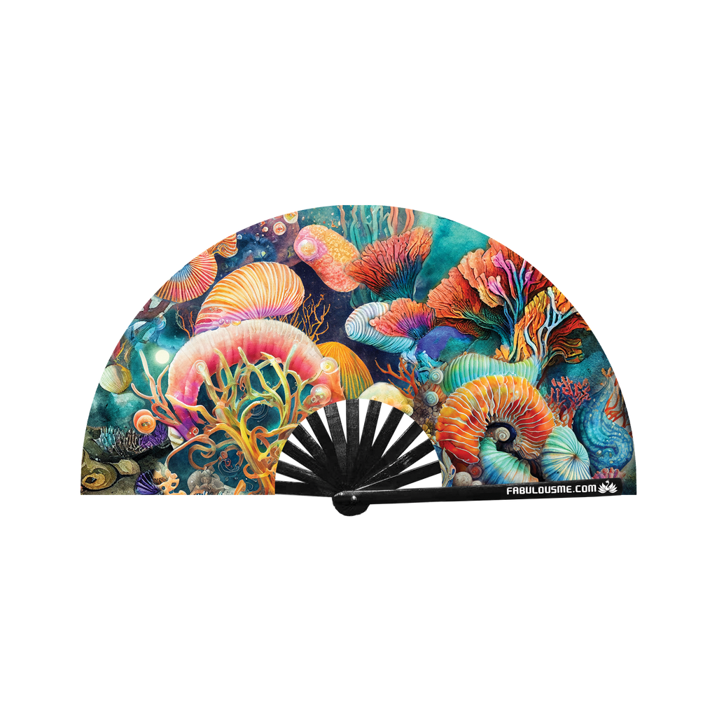 Coral Reef Fan (UV GLOW)