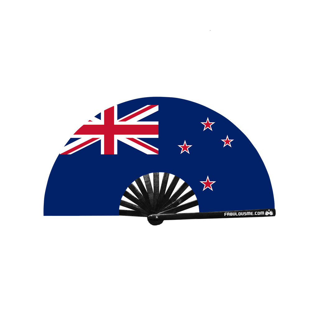New Zealand Flag Fan (UV GLOW)