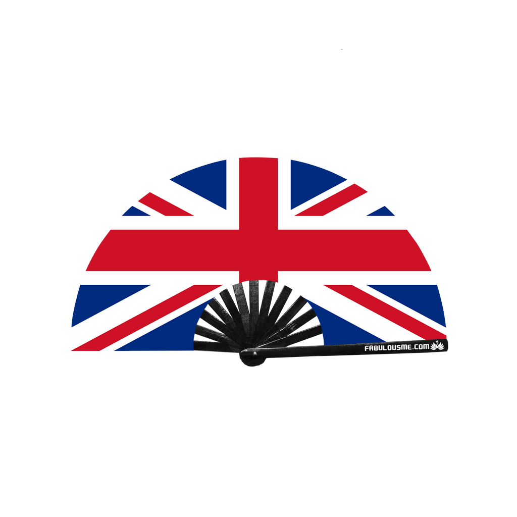 United Kingdom Flag Fan (UV GLOW)