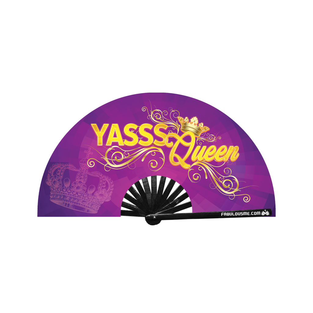 Yassss Queen Fan (UV Glow)