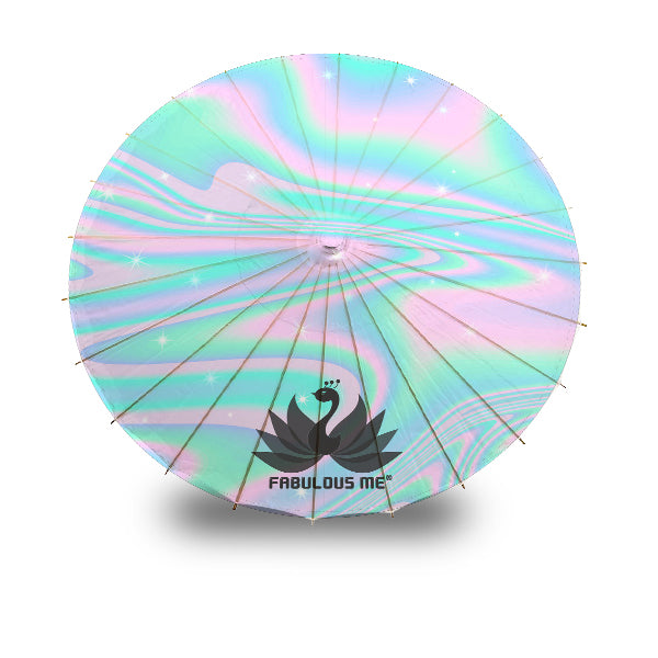 FabulousMe® Parasol, Iridescent Dream (UV Glow)