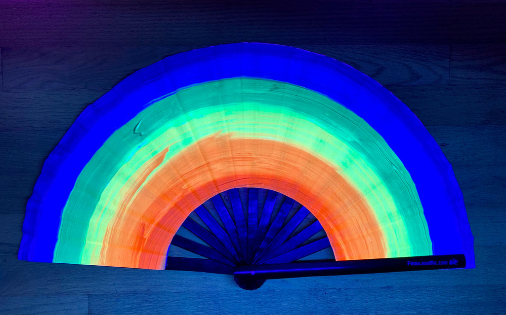 Rainbow Fan (UV Glow)