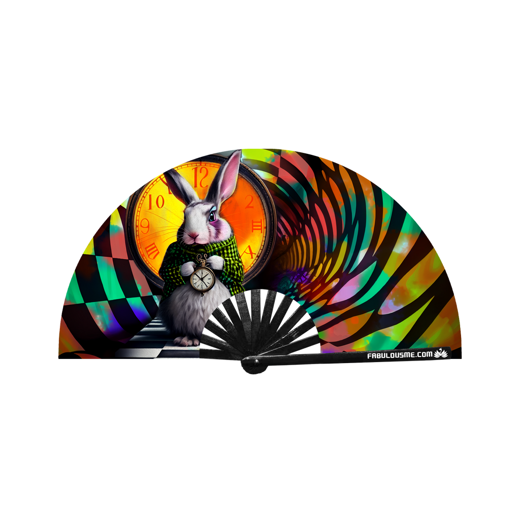 Wonderland rabbit fan (UV Glow) | FabulousMe