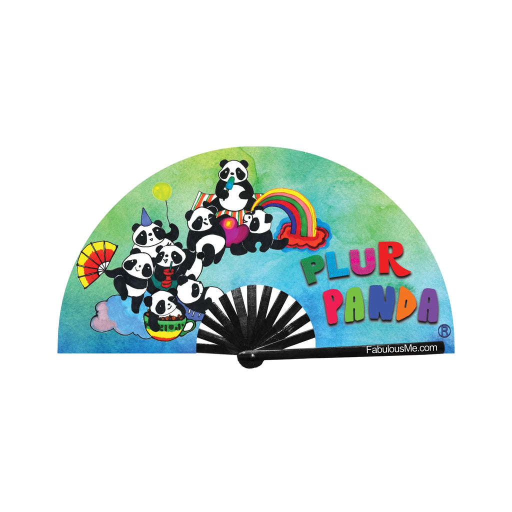New Plur Panda® Fan (UV Glow)