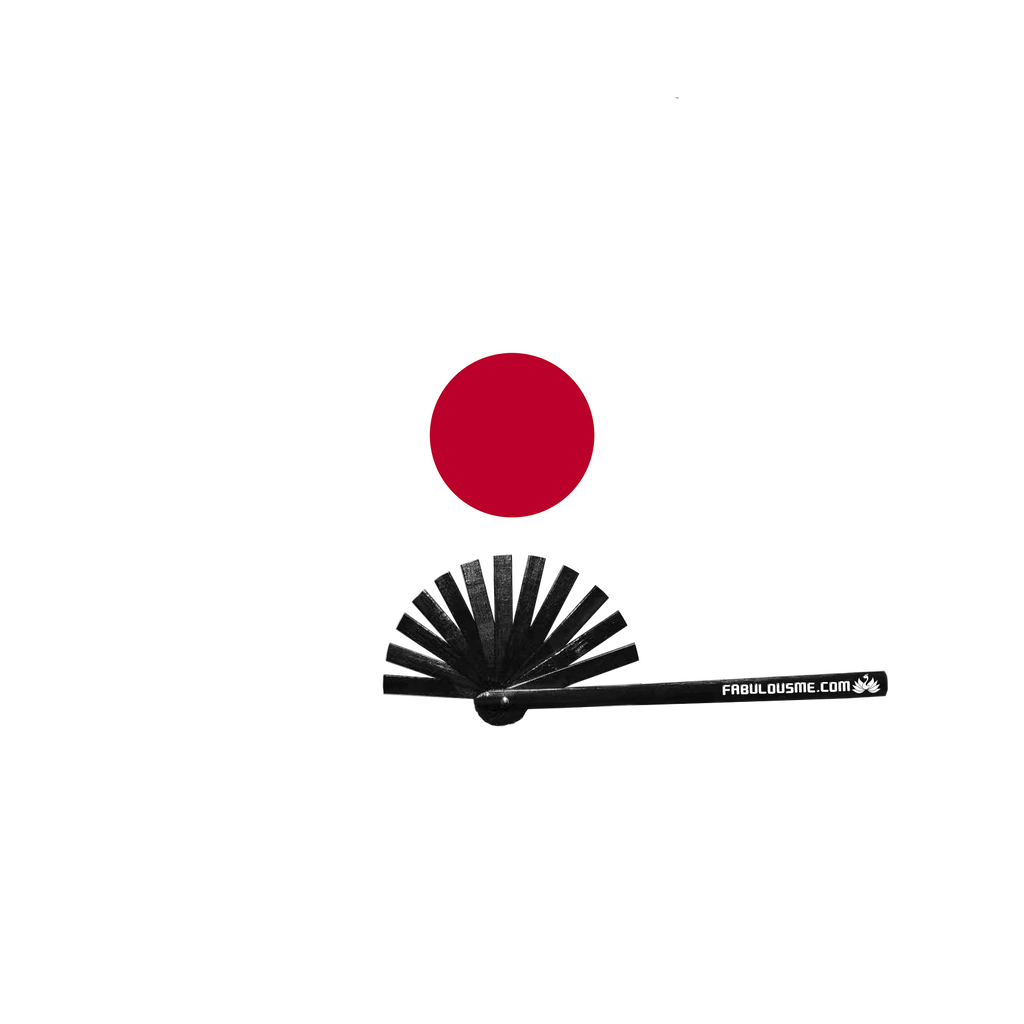 Japan Flag Fan (UV GLOW)