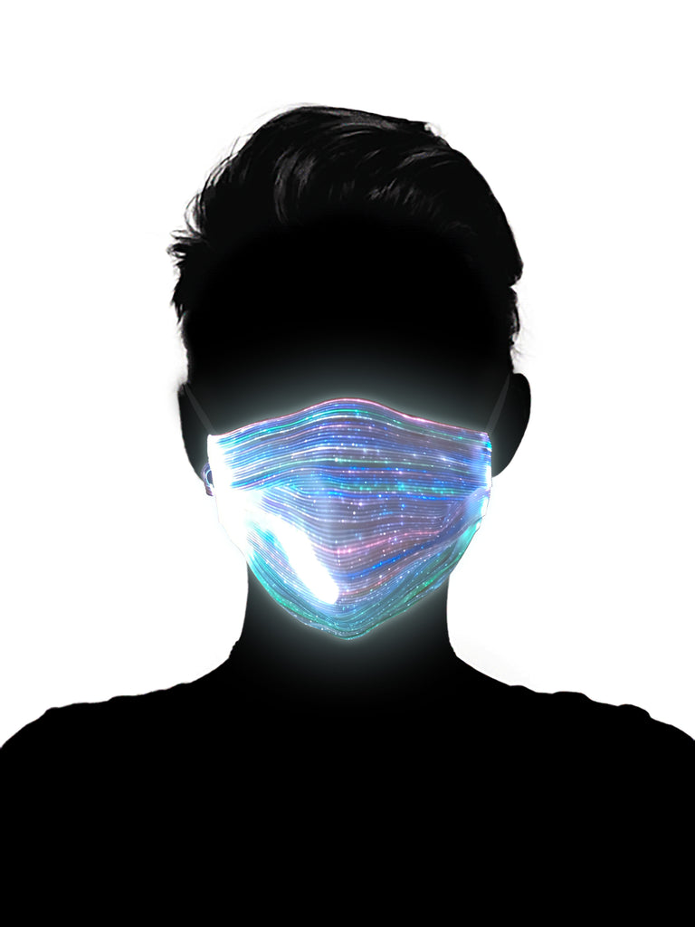 Neon LED Face Mask