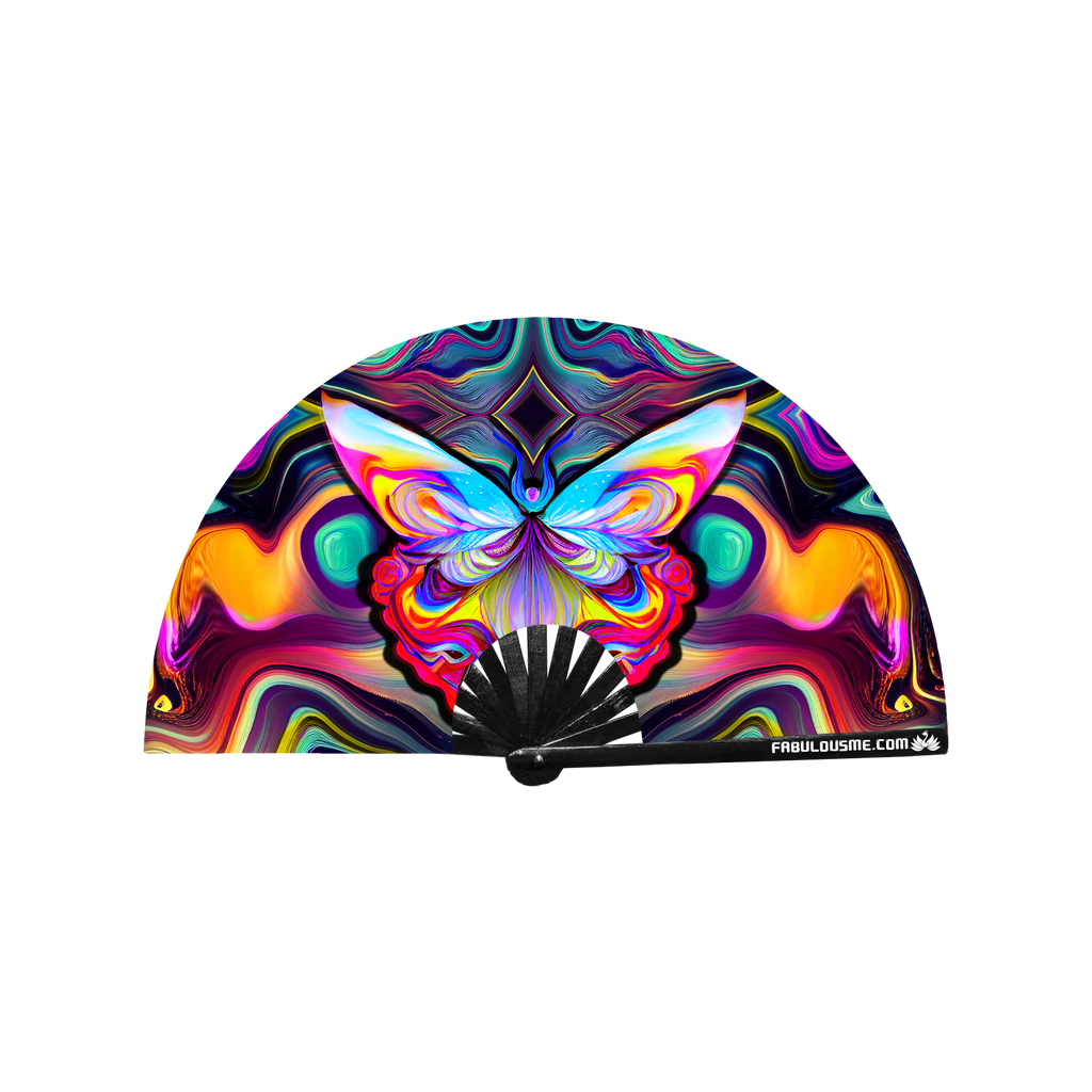 Trippy butterfly fan (UV Glow)