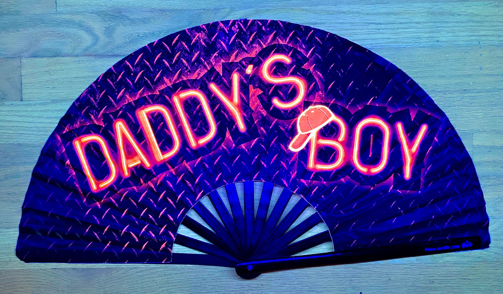 Daddy's Boy Fan (UV Glow)