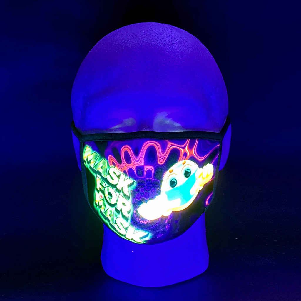 Mask4Mask UV Glow Face Mask by Lan Vu