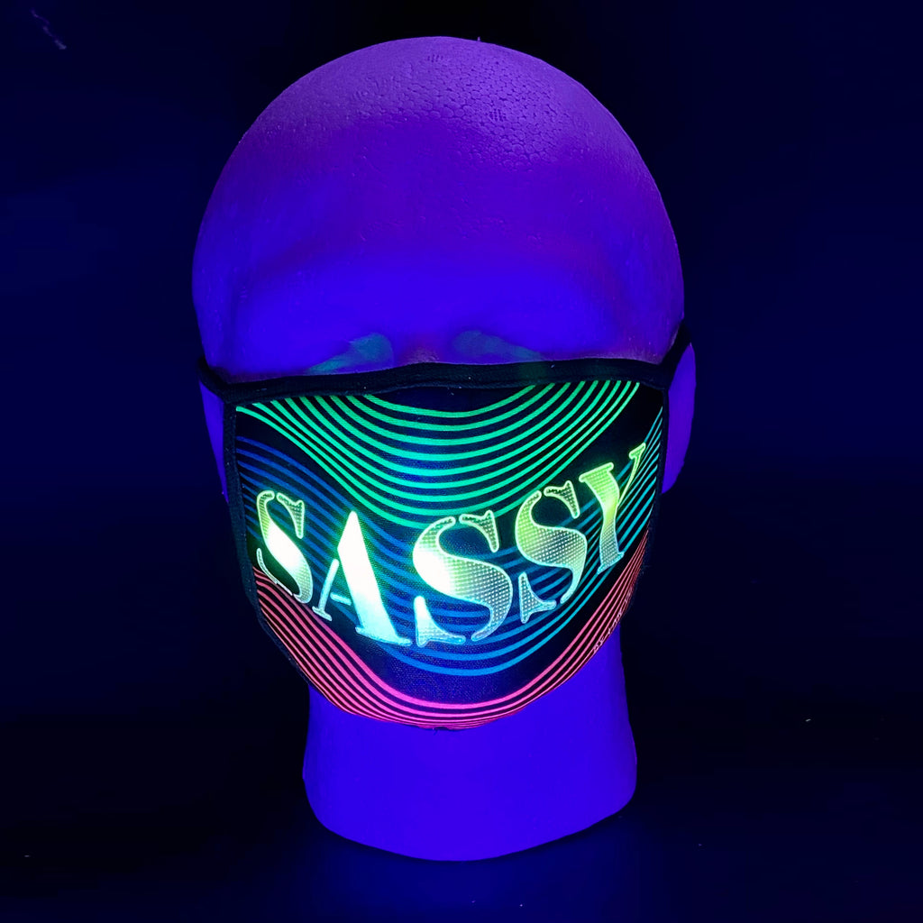 Sassy UV Glow Face Mask by Lan Vu