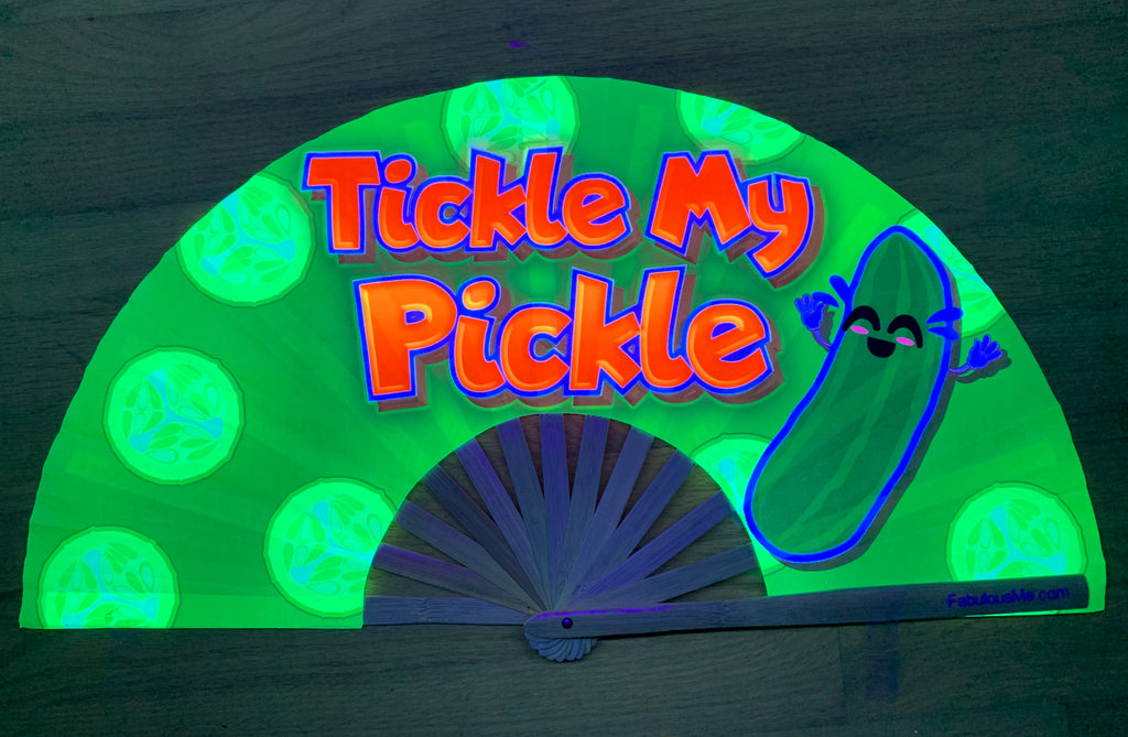 Pickle Fans Tickle My Pickle Crack Fan® (UV Glow) | FabulousMe